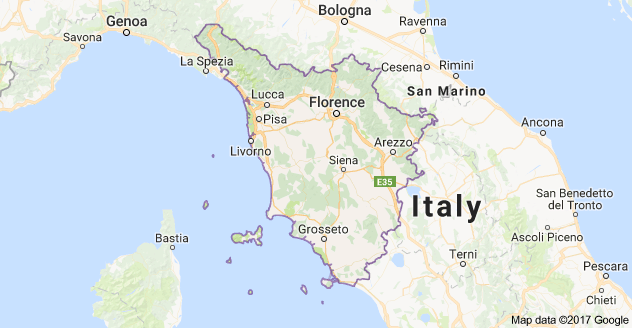 Tuscany Map
